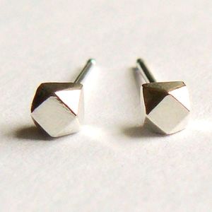 Hook & Matter Handmade Sterling Silver Geometric Stud Earrings